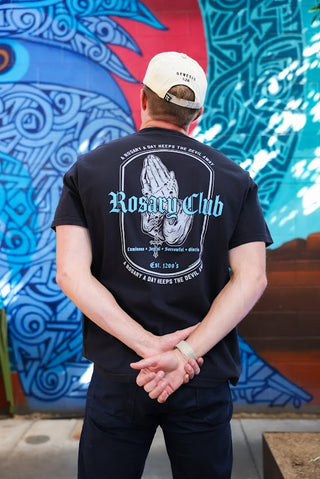 Rosary Club Heavyweight Garment Dyed Tee