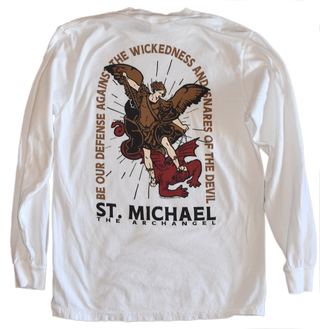 Saint Michael Premium Long Sleeve Tee