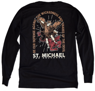 Saint Michael Premium Long Sleeve Beefy-T