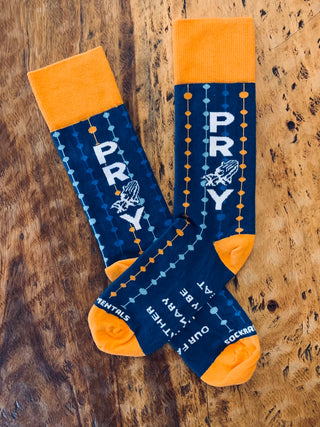 PRAY the Rosary- Premium Socks