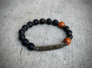 Handmade Wooden Rosary Bracelet