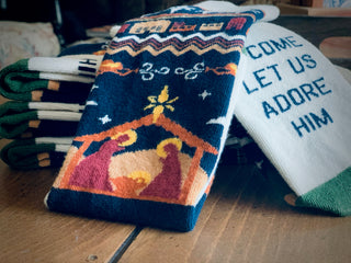 Christmas Nativity Premium Socks