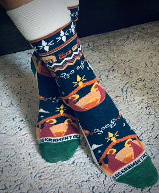 Christmas Nativity Premium Socks
