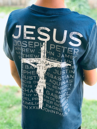 Who's Your Hero - Jesus Premium Youth Tee