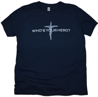 Who's Your Hero - Jesus Premium Youth Tee