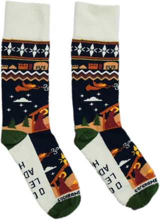 Christmas Nativity Premium Socks