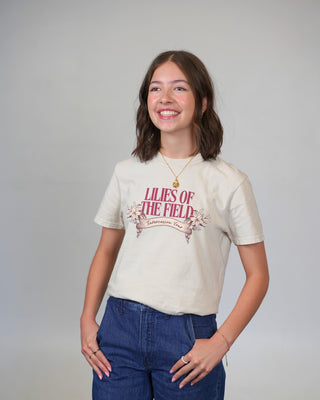 Lilies of the Field - "Intercession Tour" Heavyweight Garment-Dyed Tee