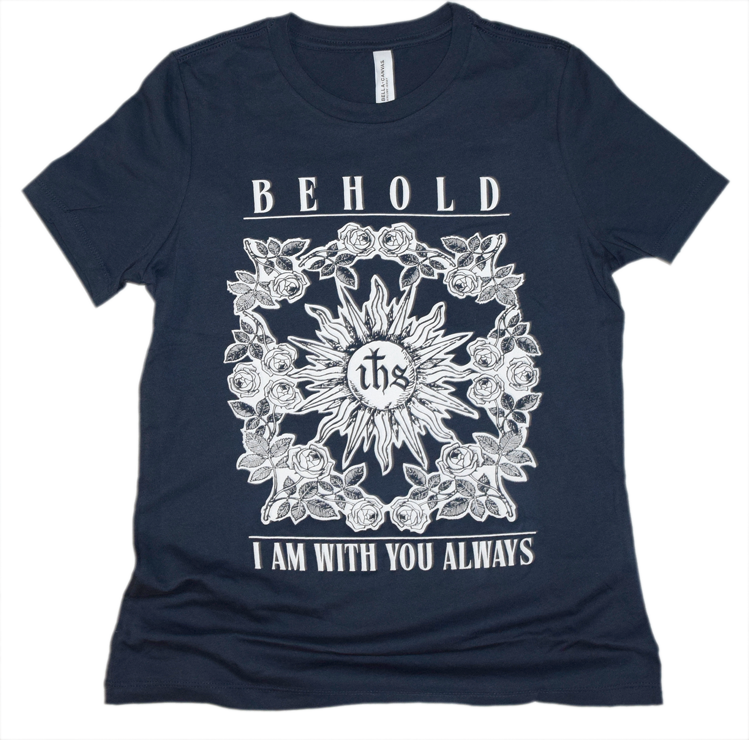 Have Beheld BEHOLD- Women's Relaxed Soft-style Jersey Tee – Totally Catholic Tees