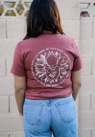 Pro-Life Flower Heavyweight Garment-Dyed Tee