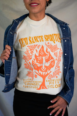 Veni Sancte Spritus Heavyweight Garment-Dyed Tee