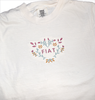 Fiat Embroidered Heavyweight Garment-Dyed Tee