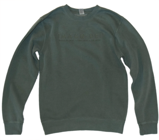 Imago Dei Pigment-Dyed Embroidered Crewneck Sweatshirt