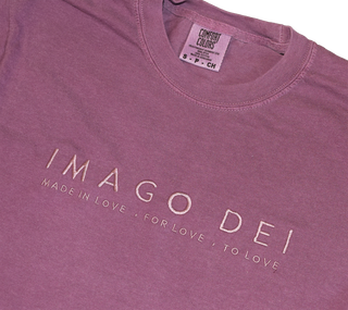 Imago Dei Embroidered Heavyweight Garment-Dyed Tee