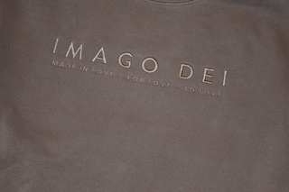 Imago Dei Pigment-Dyed Embroidered Crewneck Sweatshirt