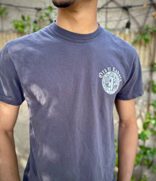 Ora Et Labora- Saint Benedict Heavyweight Garment-Dyed Tee