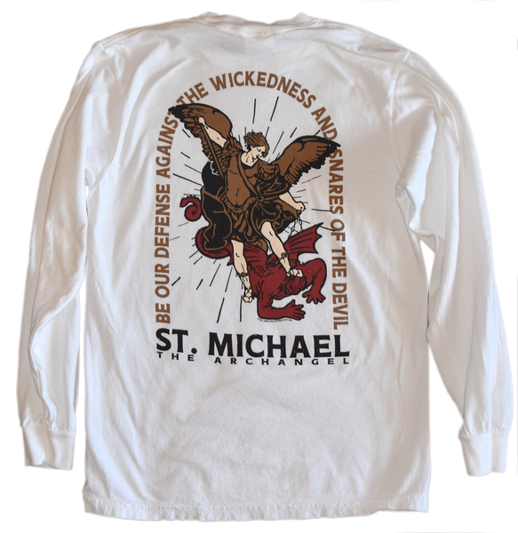 Saint Michael Premium Long Sleeve Tee