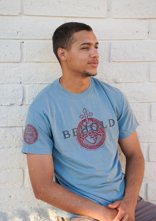 BEHOLD Sacred Heart Heavyweight Garment-Dyed Tee