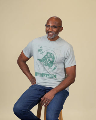 God Is Love, John 3:16 Heavyweight Garment-Dyed Tee