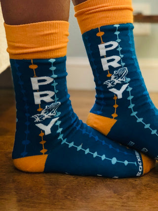 PRAY the Rosary- Premium Socks