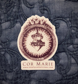 Cor Mariae Premium Sticker