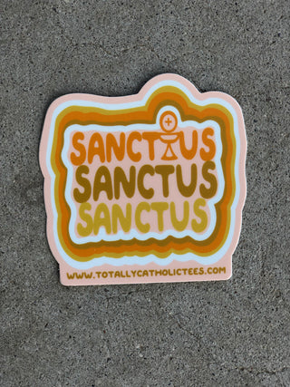 Sanctus Sanctus Sanctus Premium Die Cut Sticker