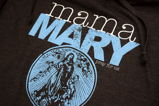 Mama Mary Jersey Knit Hoodie