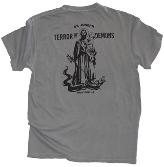 Saint Joseph - Terror of Demons Heavyweight Garment Dyed Tee